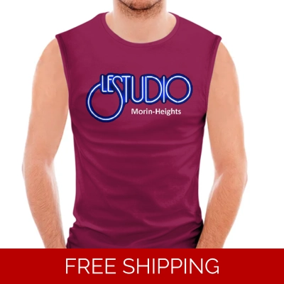 Le Studio Custom 3D Vest Shirt MH White & Blue Logo